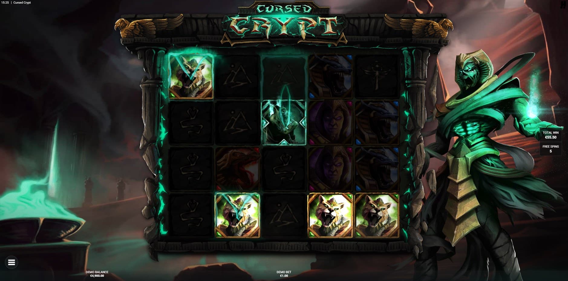 Cursed Crypt slot