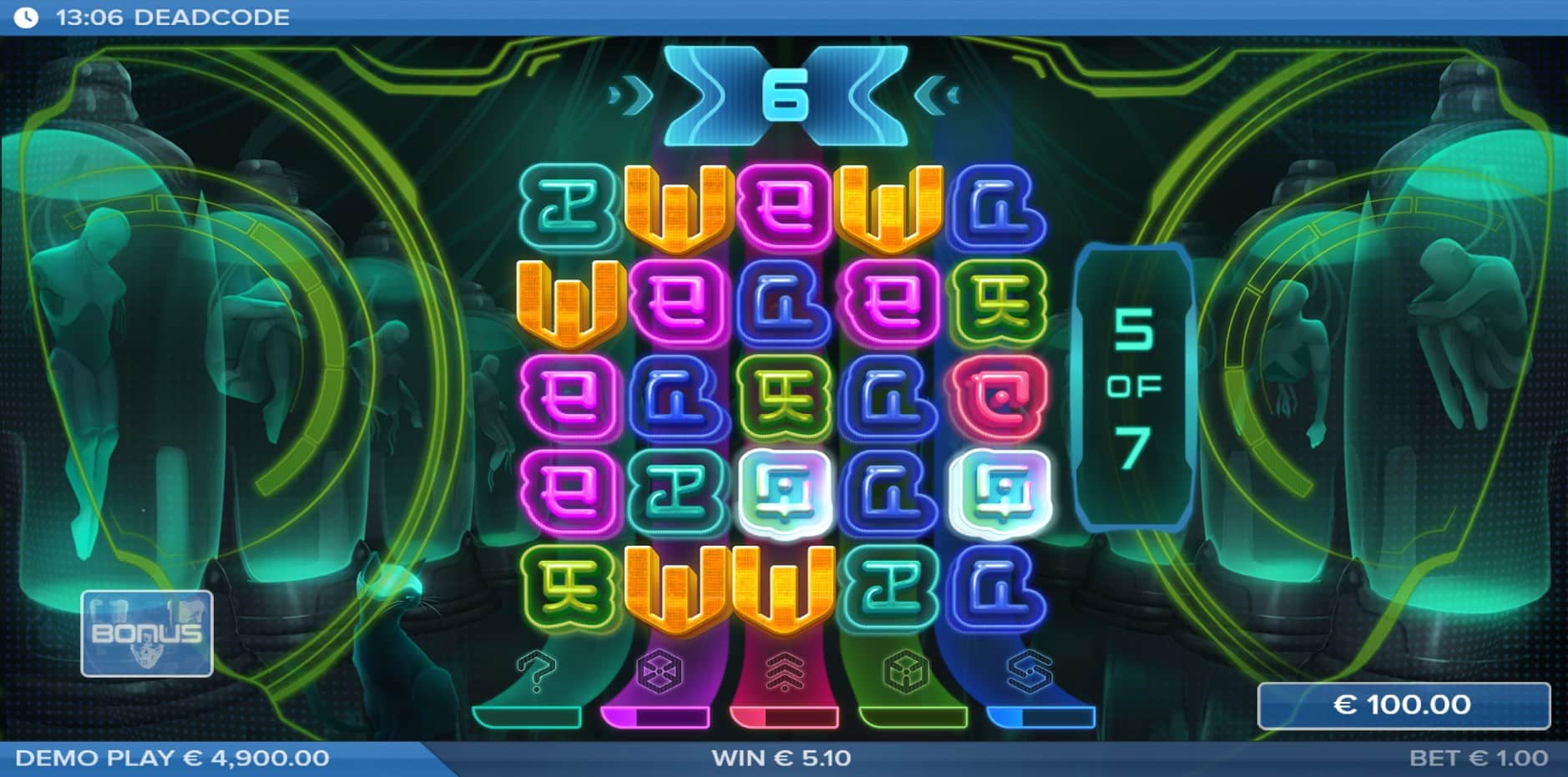 Deadcode slot