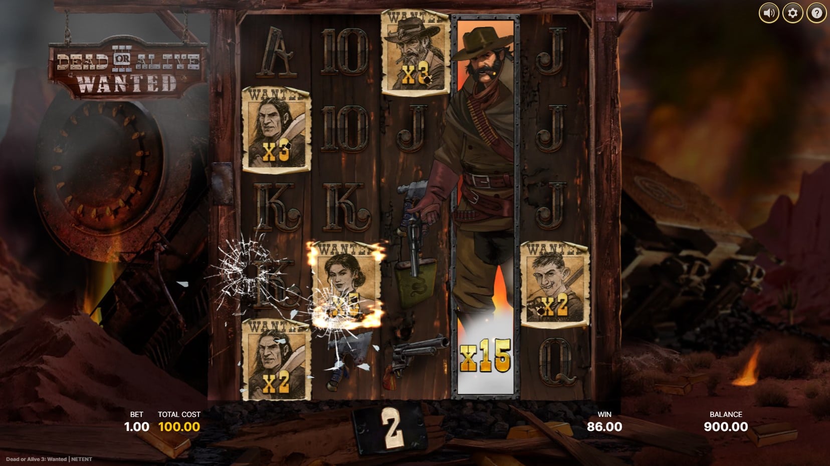 Dead or Alive 3 Wanted slot