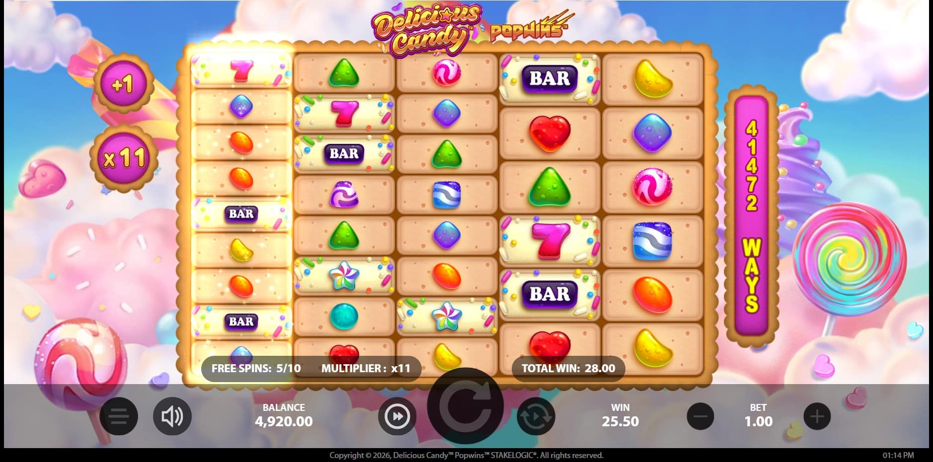 Delicious Candy PopWins slot