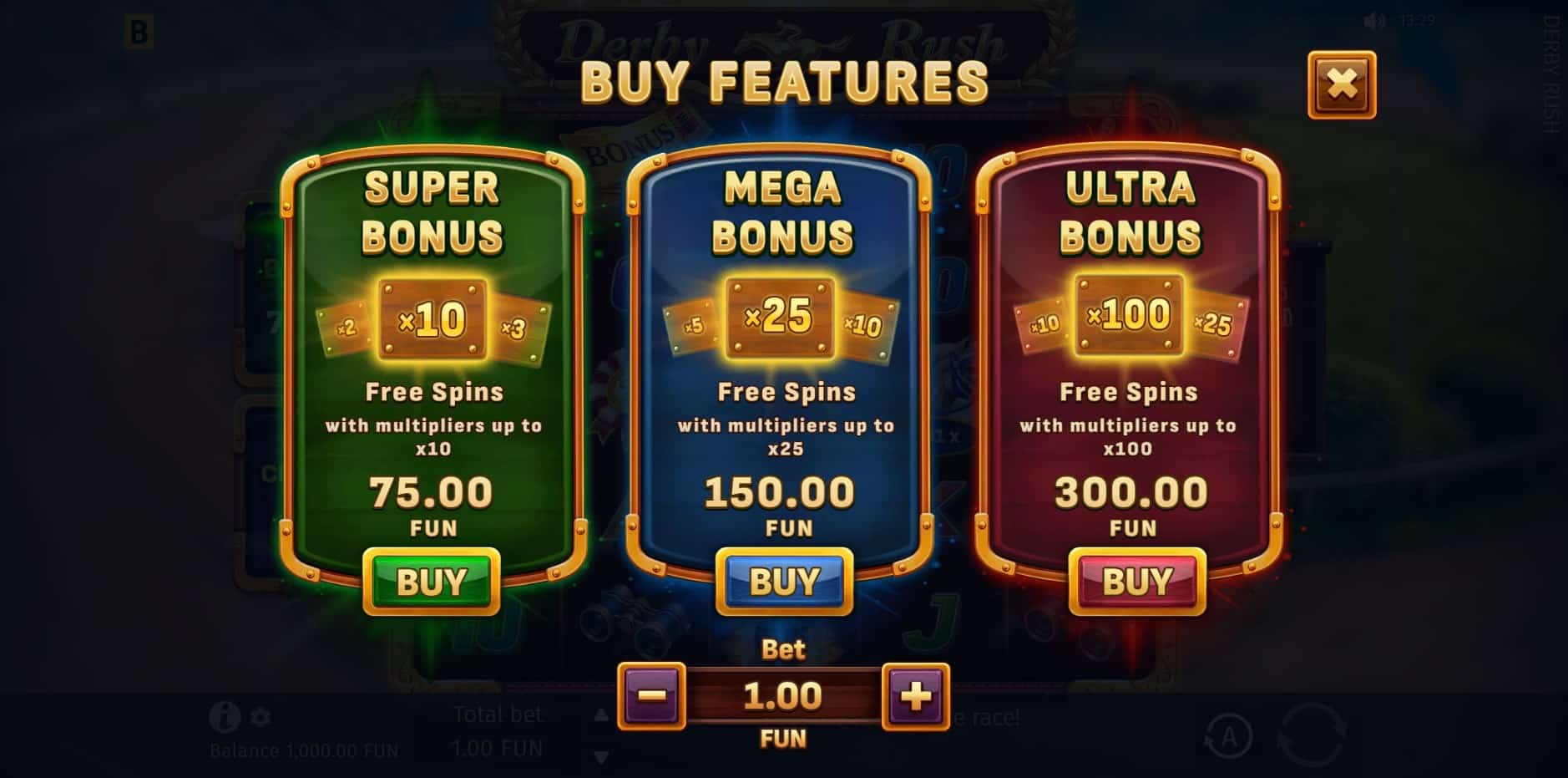 Derby Rush slot