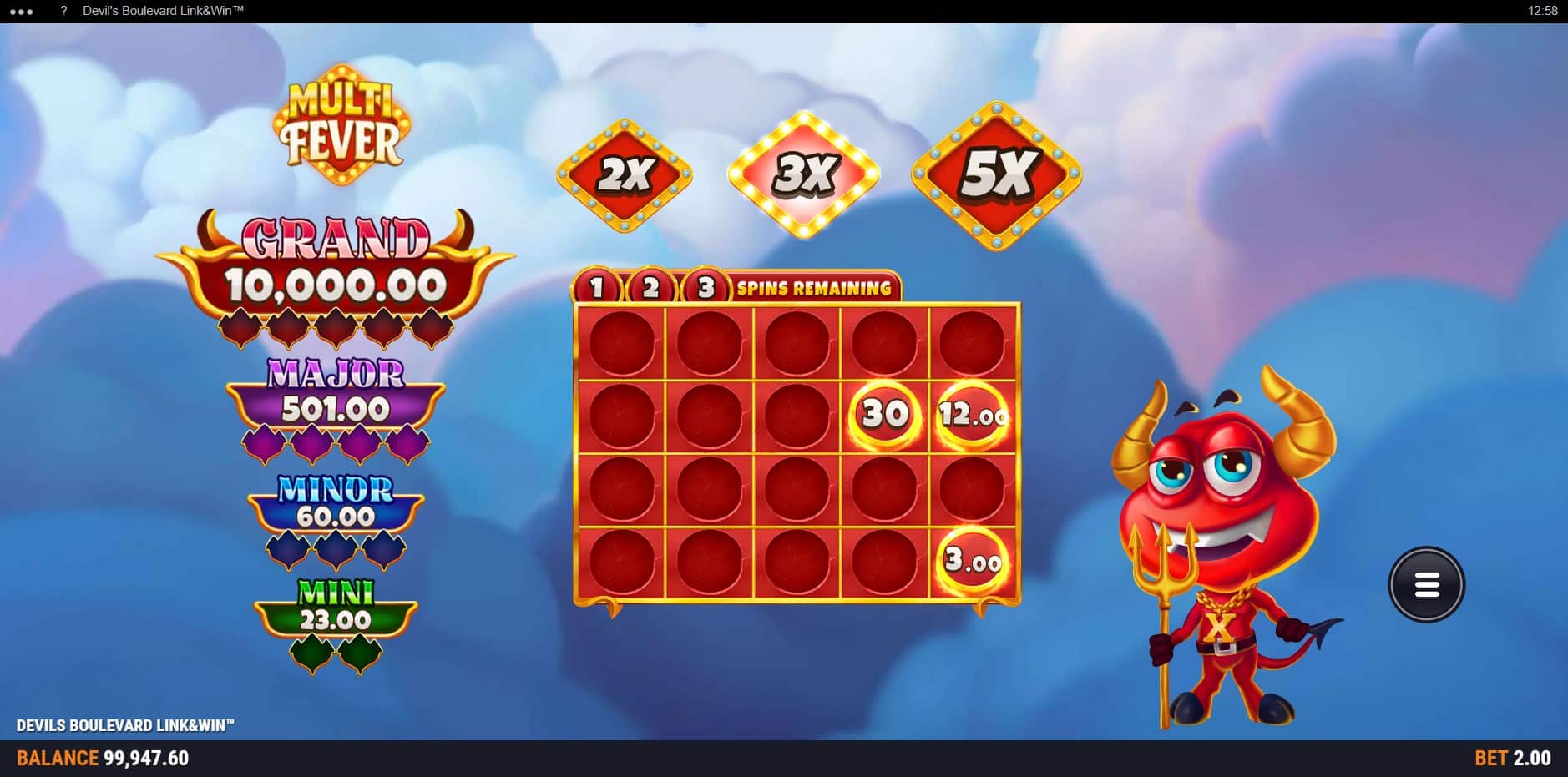 Devil's Boulevard Link&Win slot