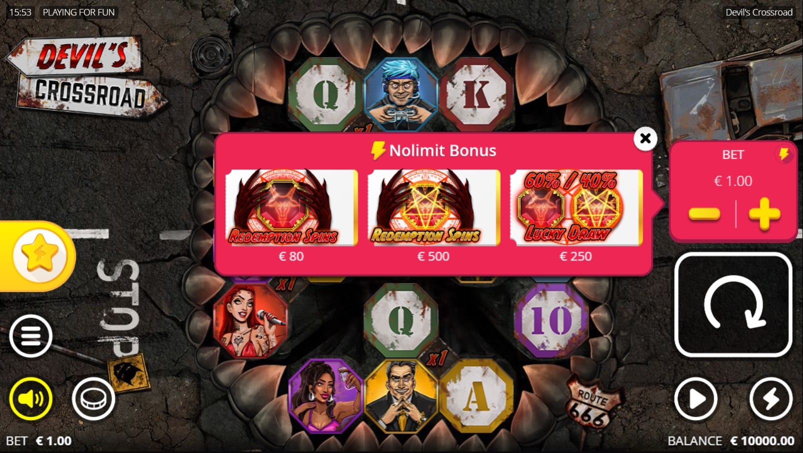 Devil's Crossroad slot