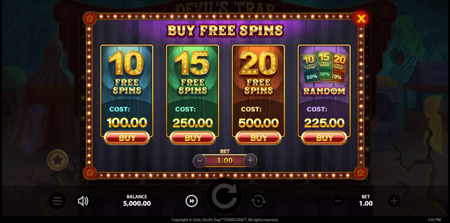 Devil's Trap slot