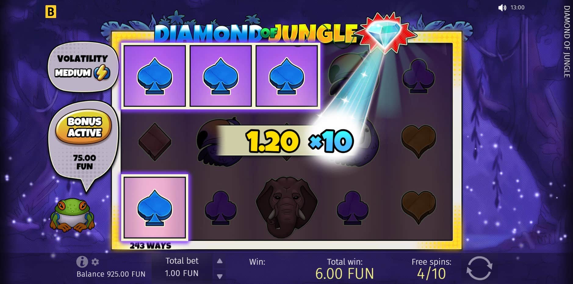 Diamond of Jungle slot