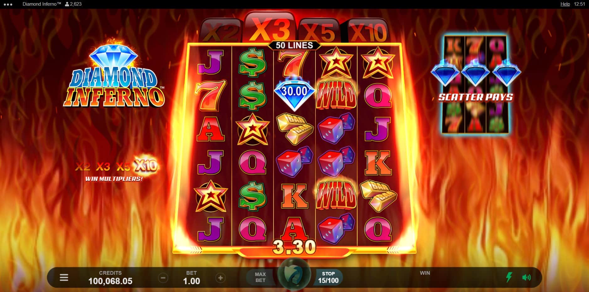 Diamond Inferno slot