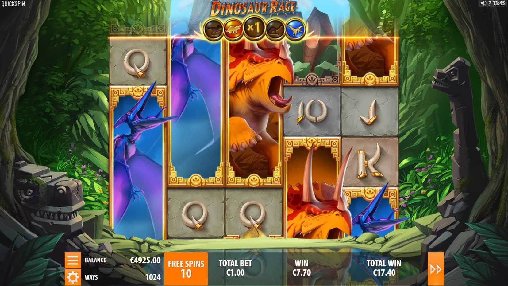 Dinosaur Rage slot