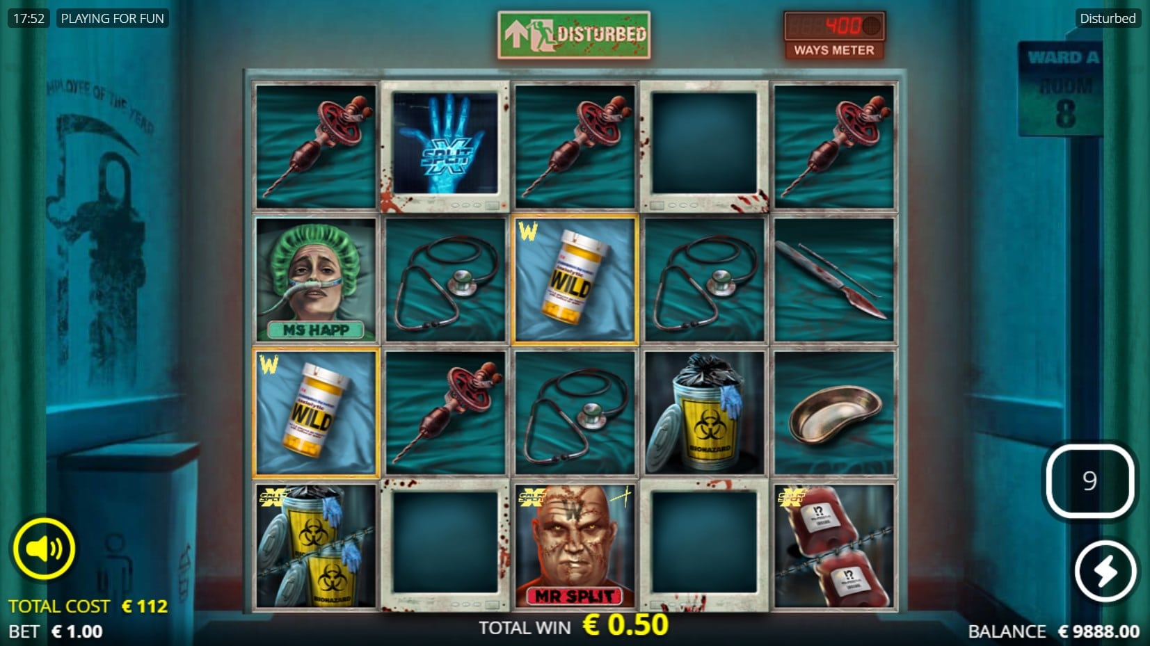 Disturbet slot