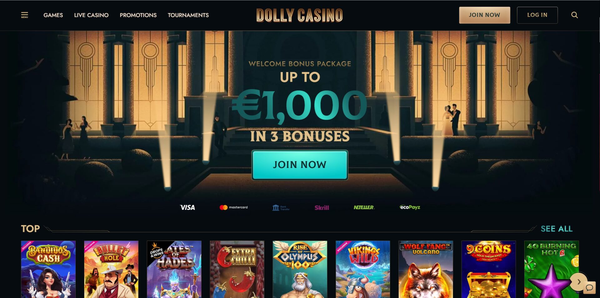 Dolly Casino Website