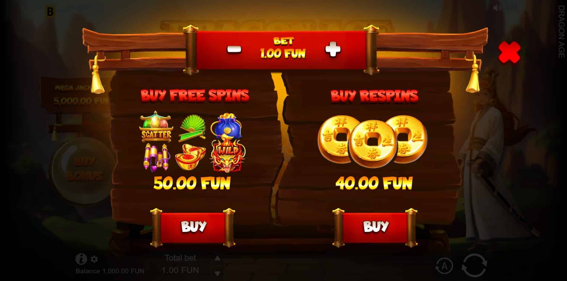 Dragon Age Hold and Win slot