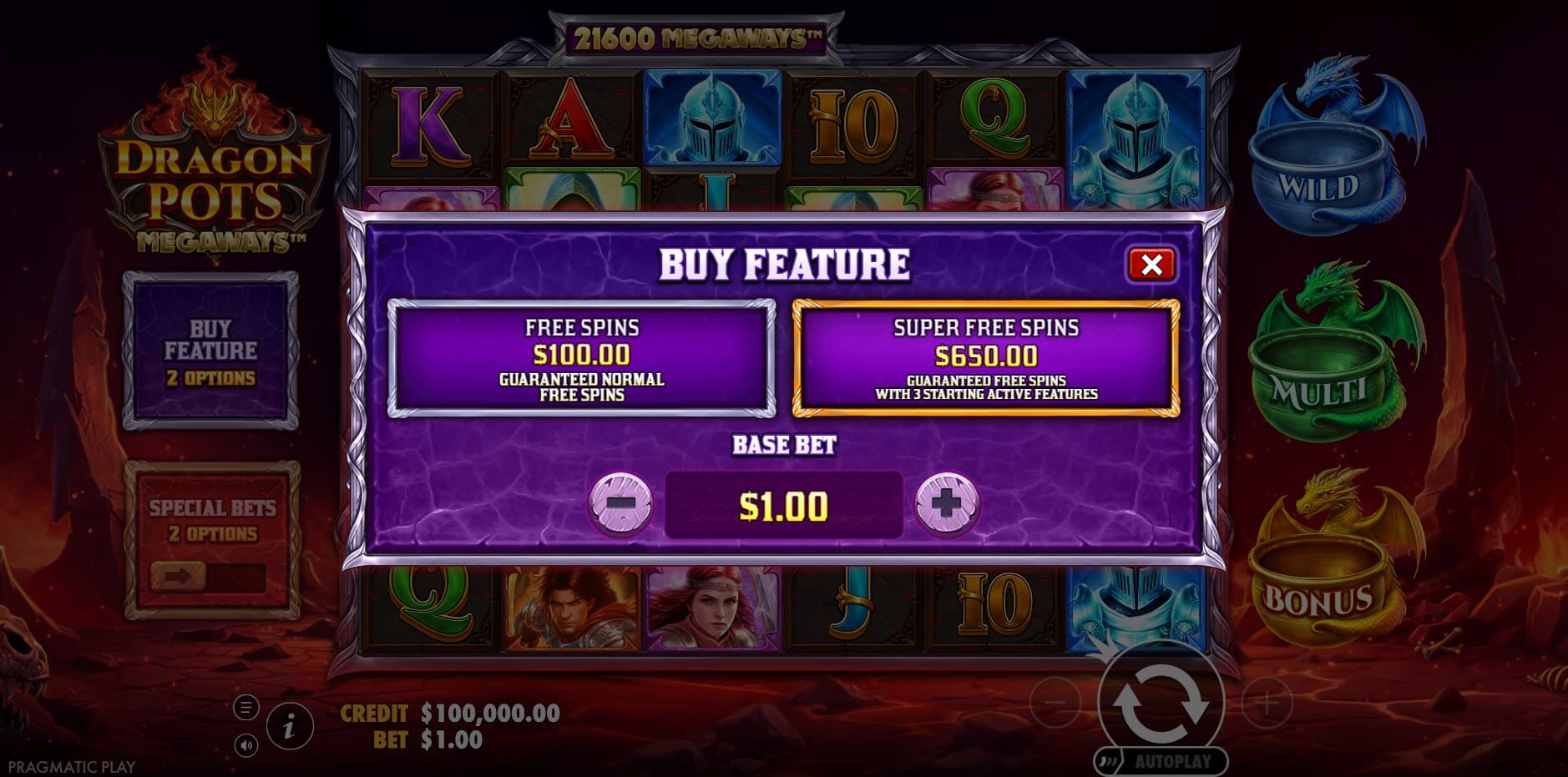 Dragon Pots Megaways slot