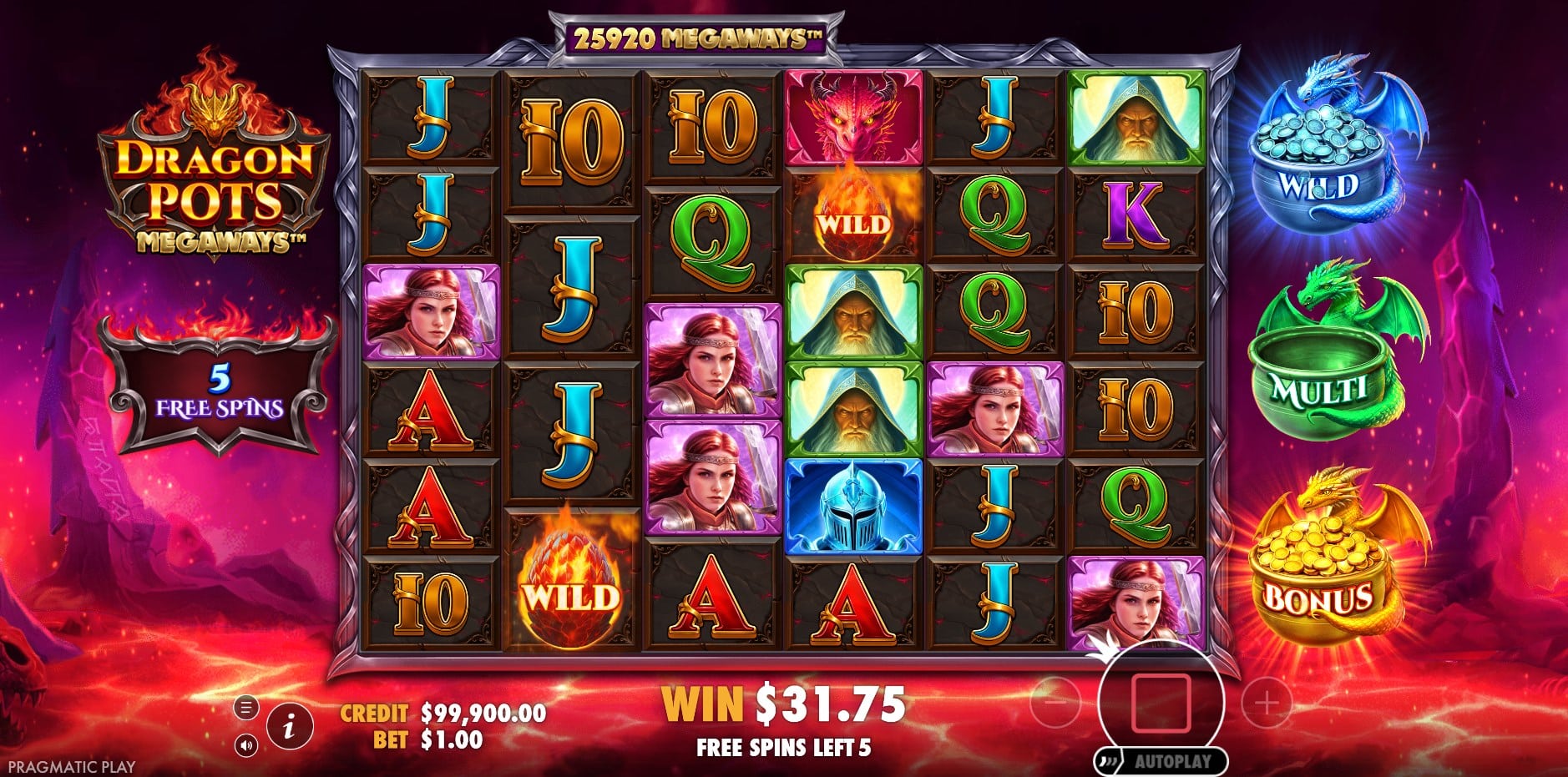 Dragon Pots Megaways slot