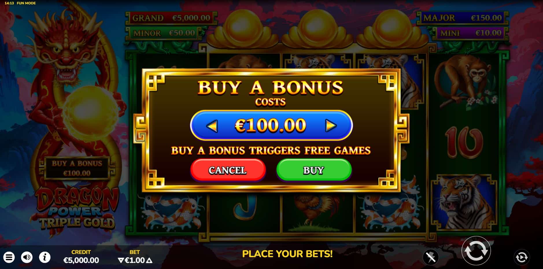 Dragon Power Triple Gold slot
