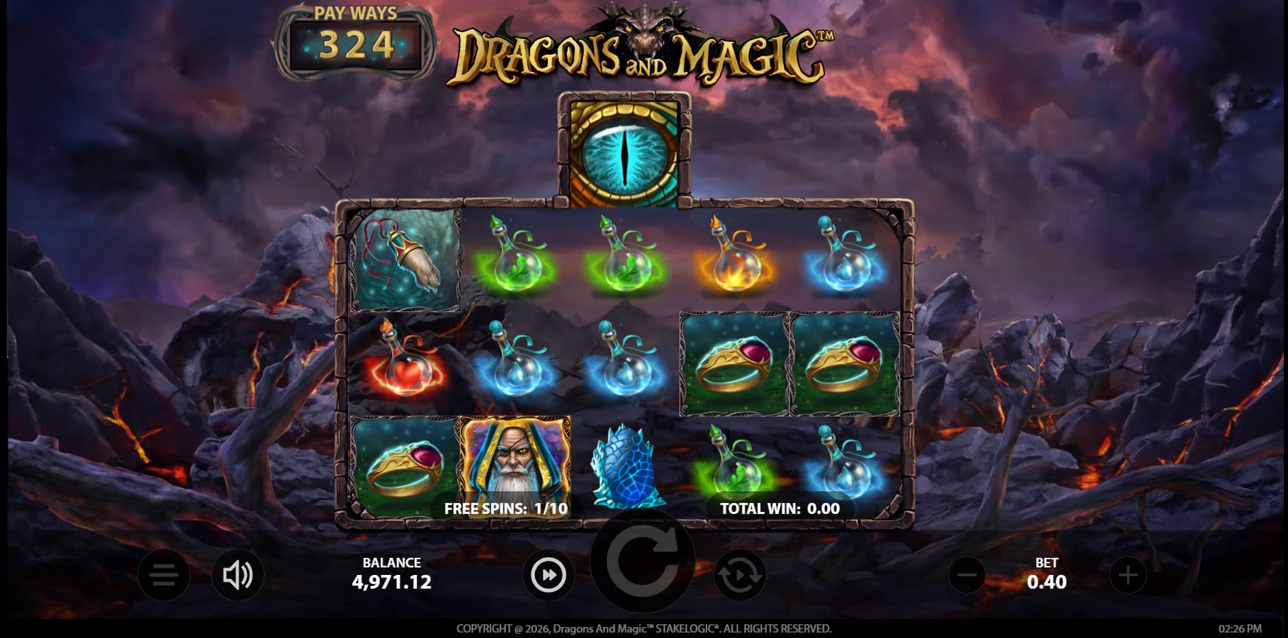 Dragons and Magic slot