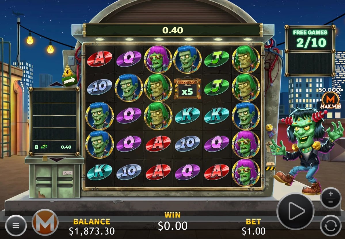 Dr Funkenstein and his Monsters slot