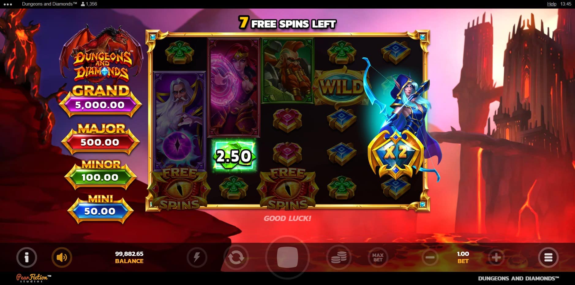 Dungeons and Diamonds slot