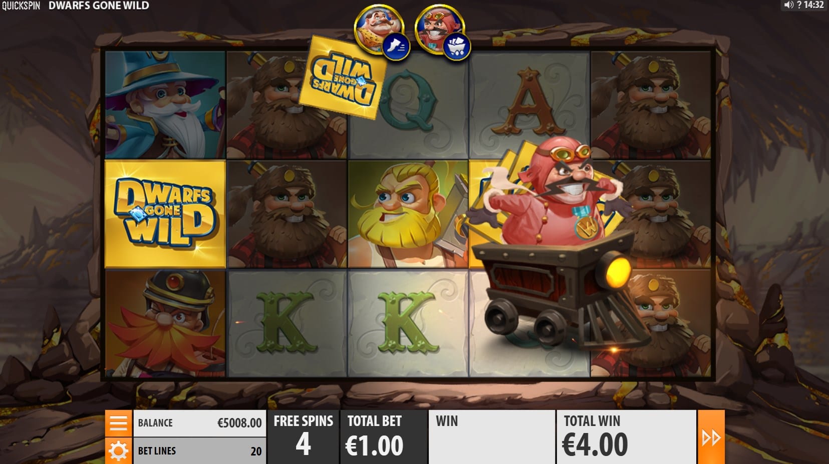 Dwarfs Gone Wild slot