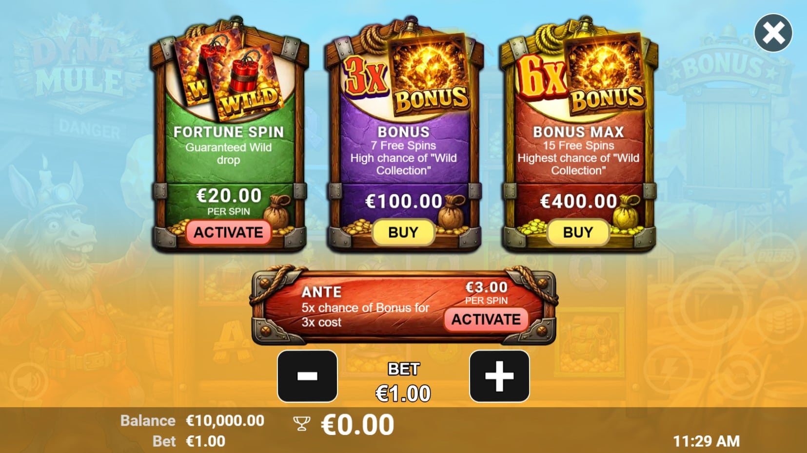 Dyna Mule slot