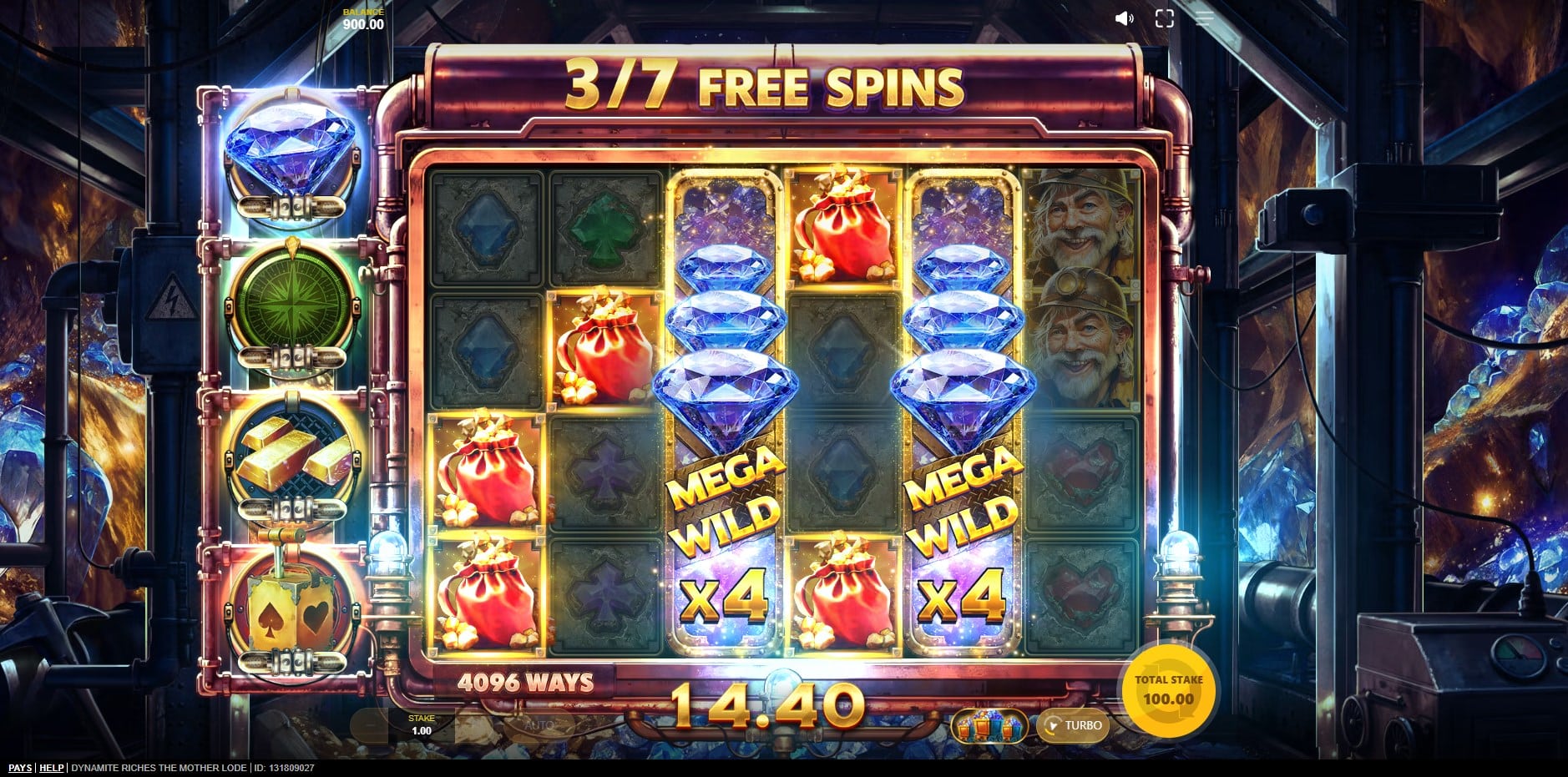 Dynamite Riches The Mother Lode slot