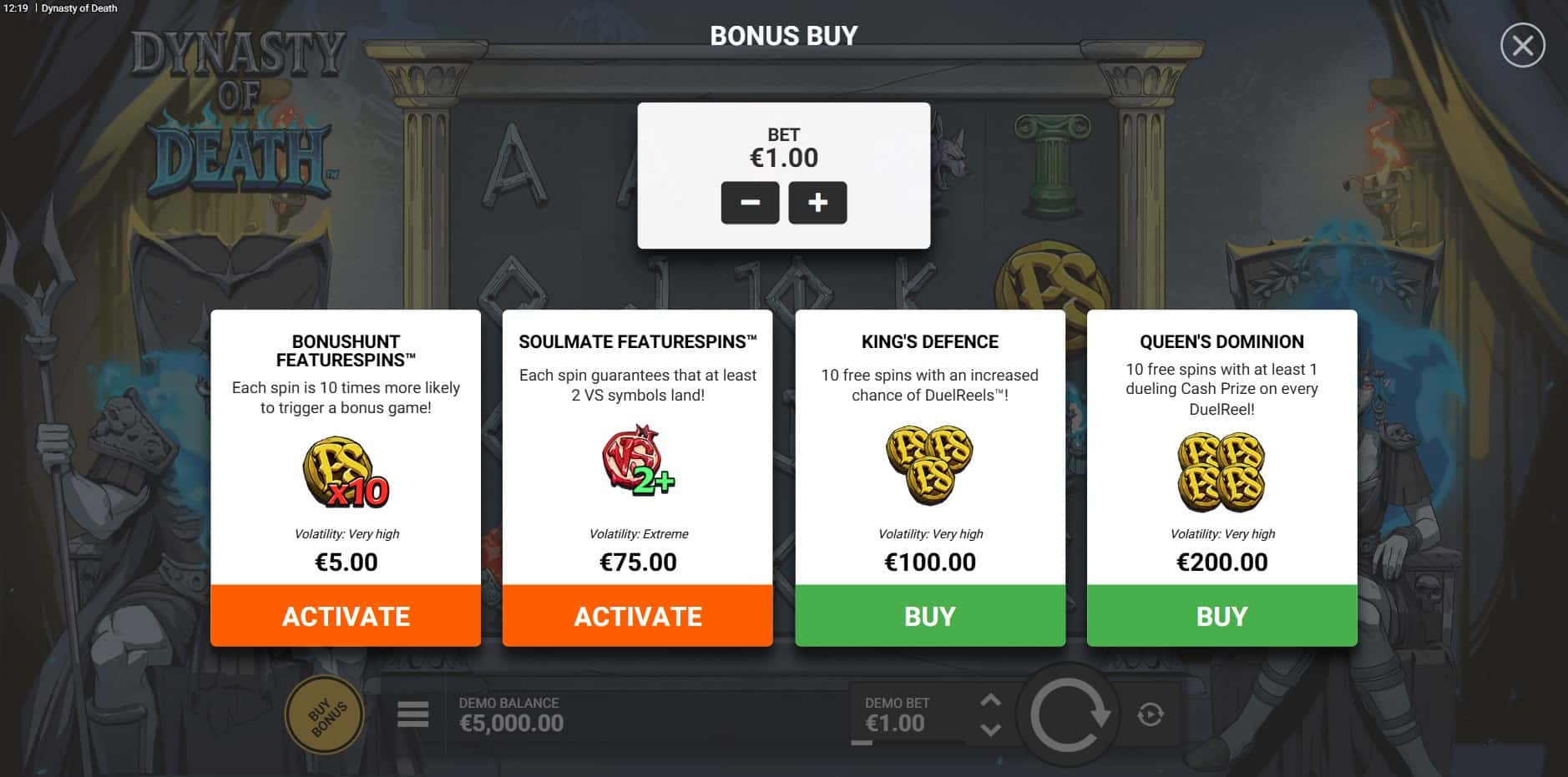 Dynasty of Death slot