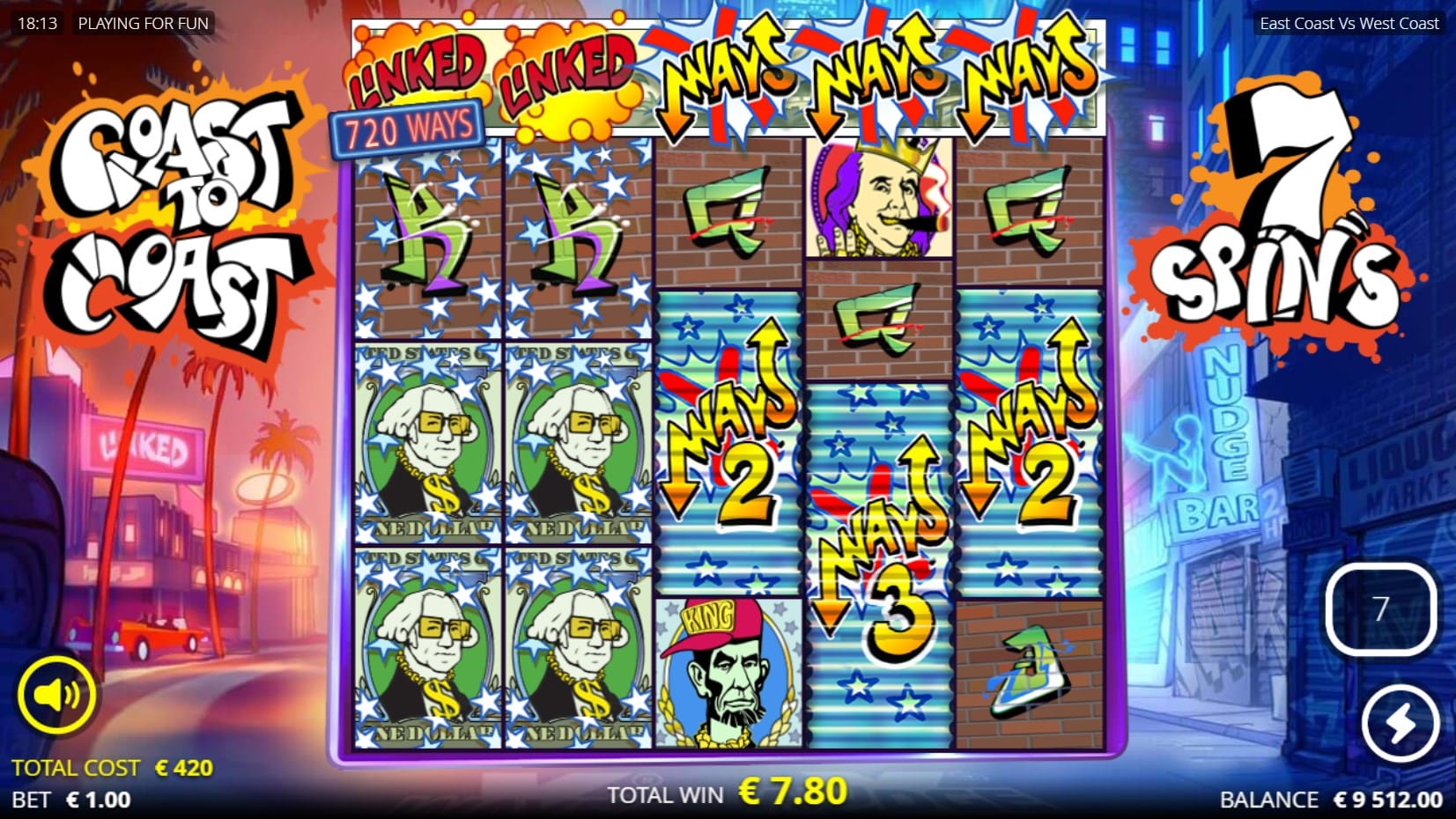 East Coast vs West Coast slot