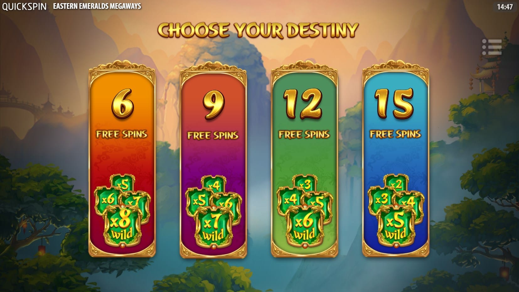 Eastern Emeralds Megaways slot