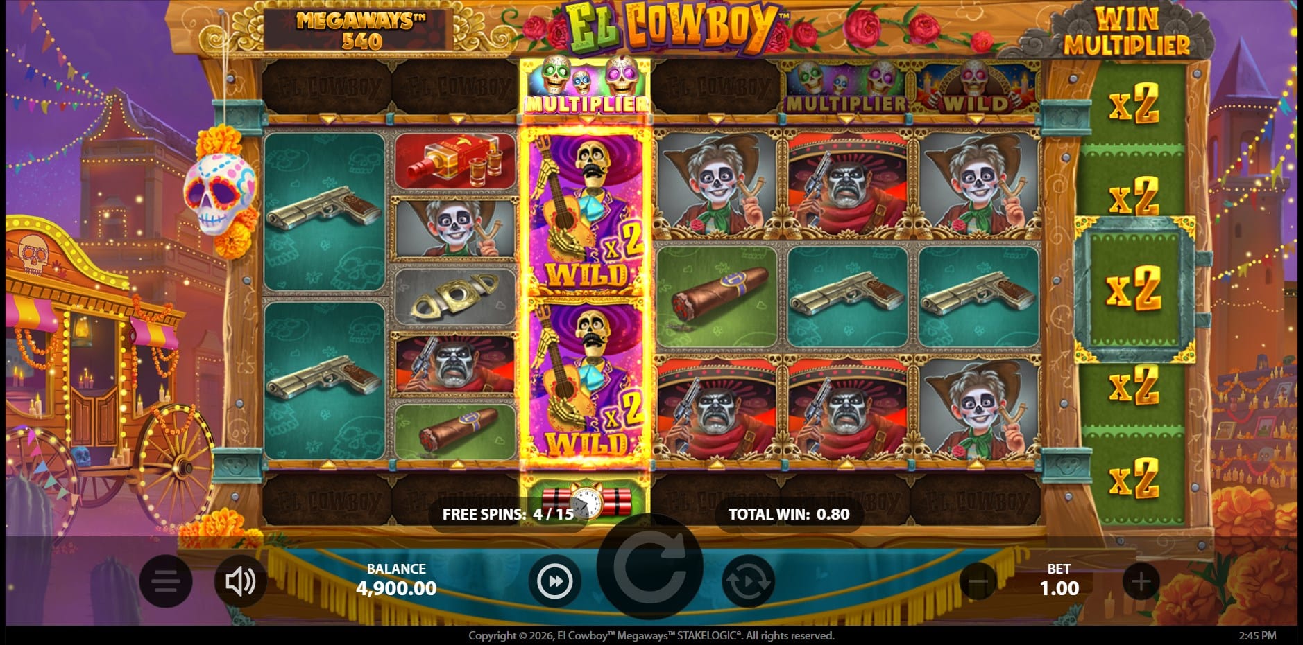 El Cowboy Megaways slot