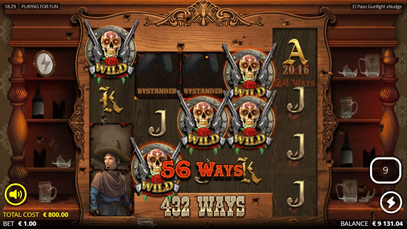 El Paso Gunfight xNudge slot