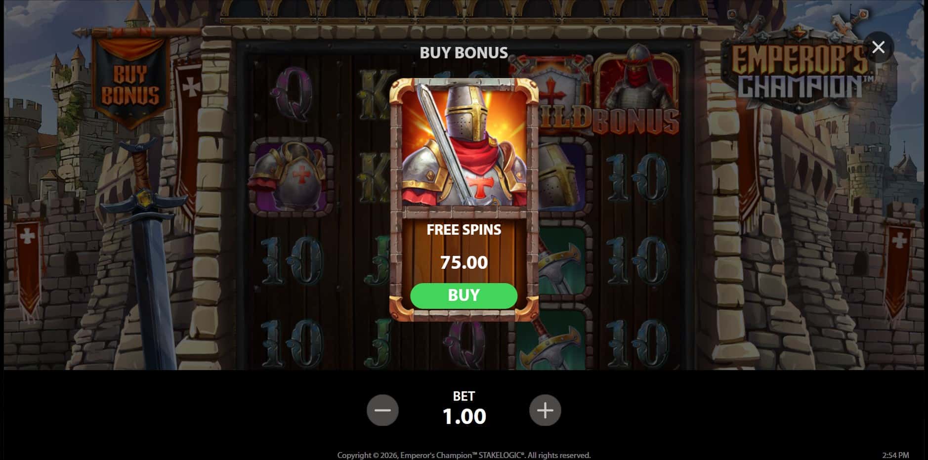 Emperor's Champion slot