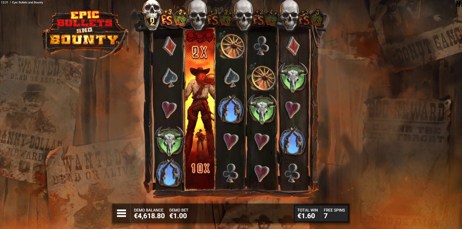 Epic Bullets and Bounty slot