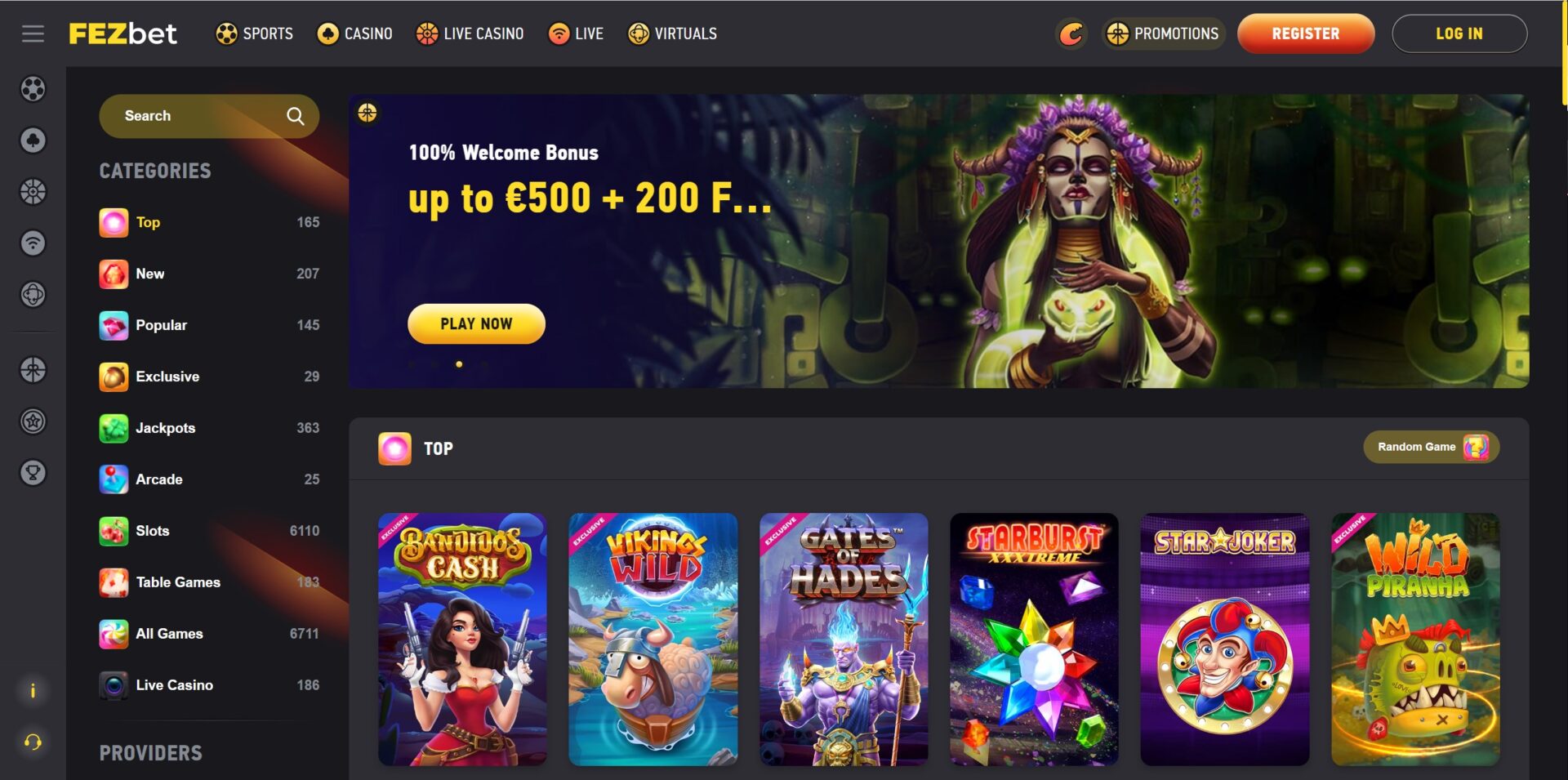 Fezbet Casino Website