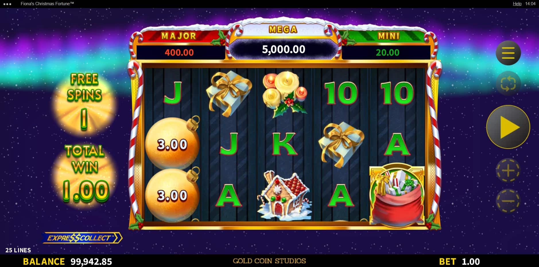Fiona's Christmas Fortune slot