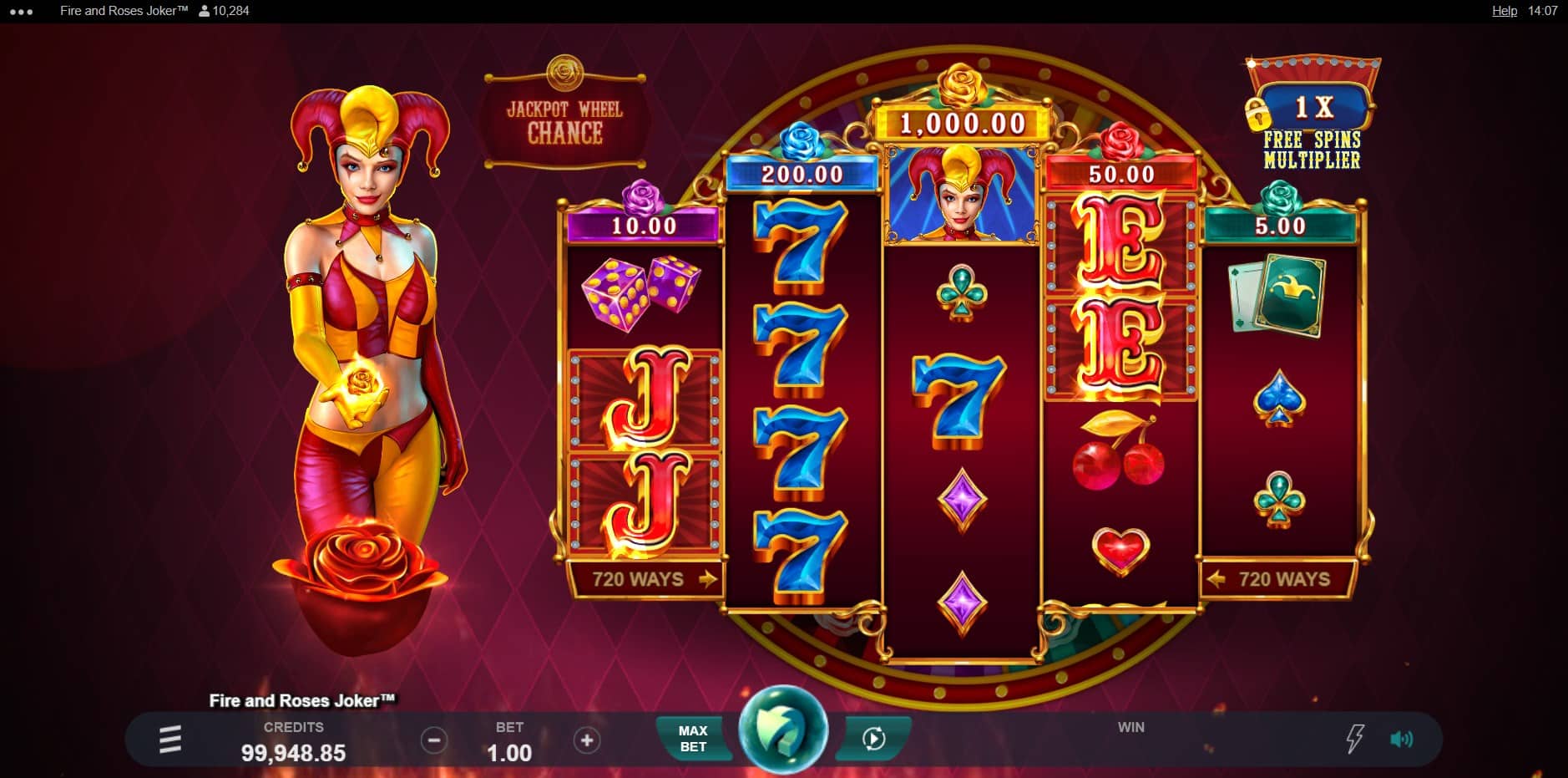 Fire and Roses Joker slot