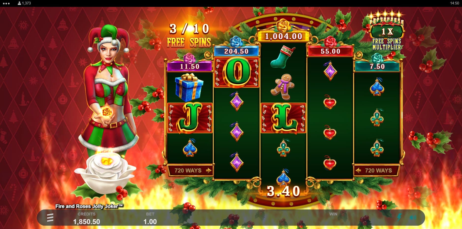 Fire and Roses Jolly Joker slot