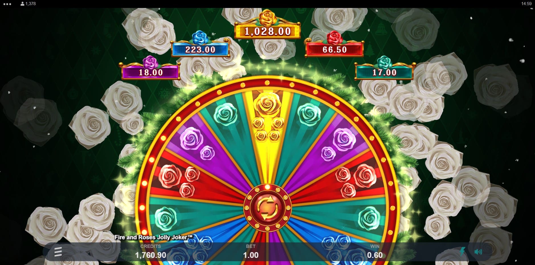 Fire and Roses Jolly Joker slot