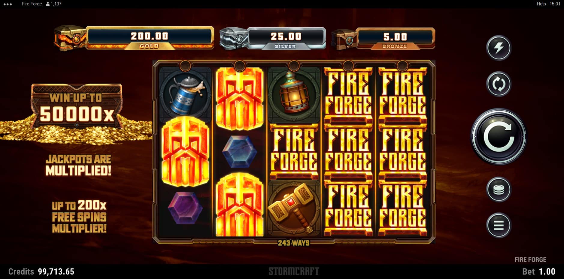 Fire Forge slot