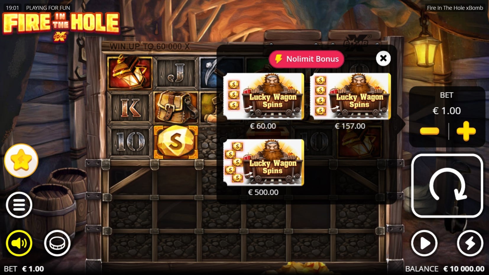 Fire in the Hole xBomb slot