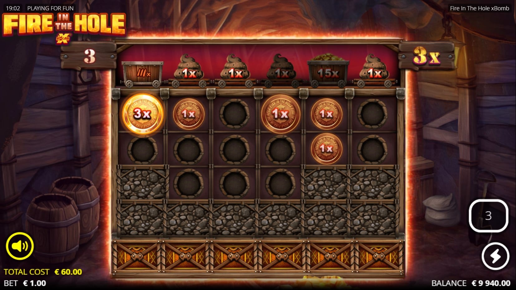 Fire in the Hole xBomb slot