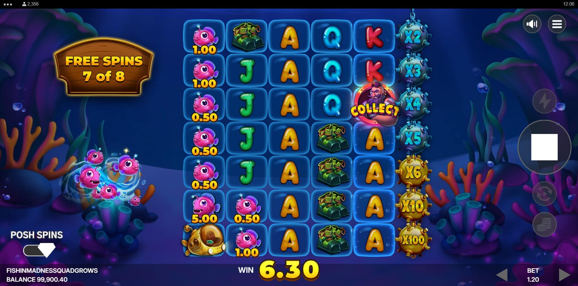 Fishin' Madness Quadgrows slot
