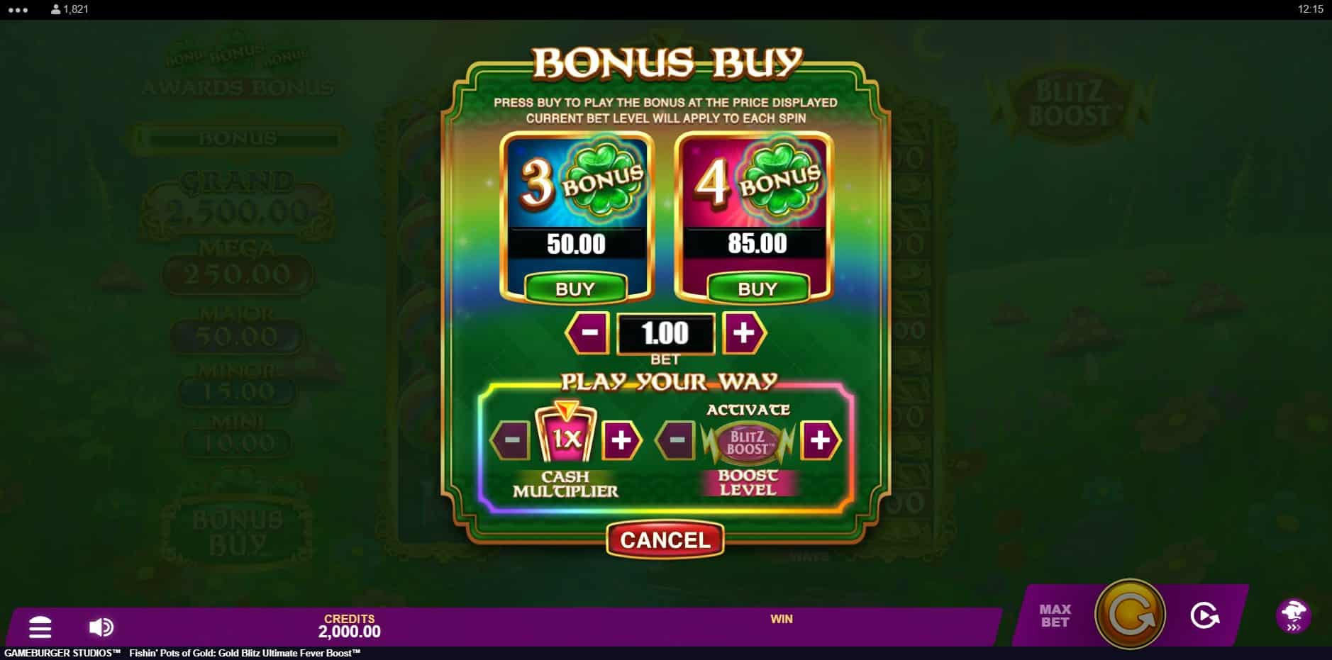Fishin' Pots of Gold: Gold Blitz Ultimate Fever Boost slot