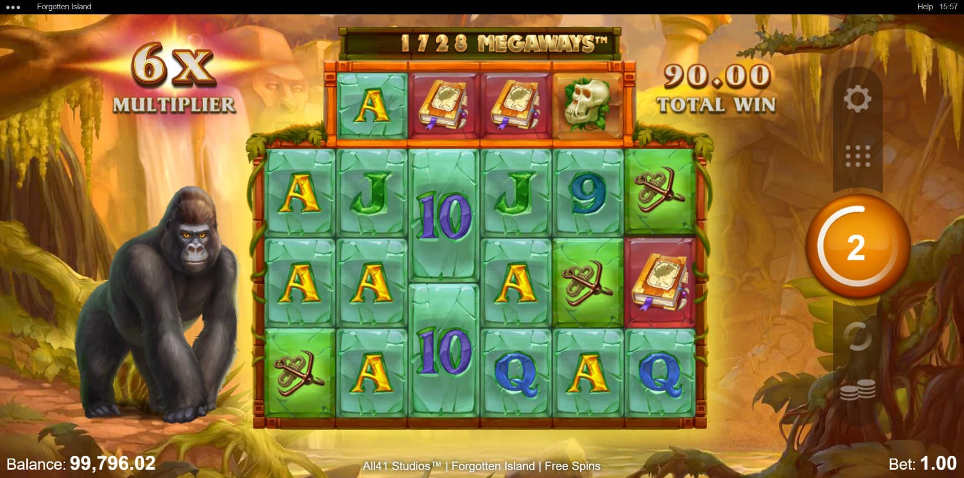 Forgotten Island Megaways slot