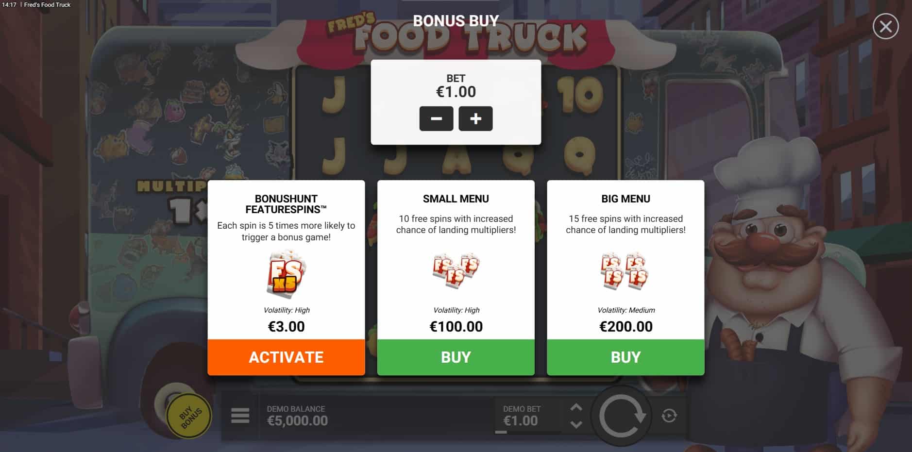 Fred's Food Truck slot