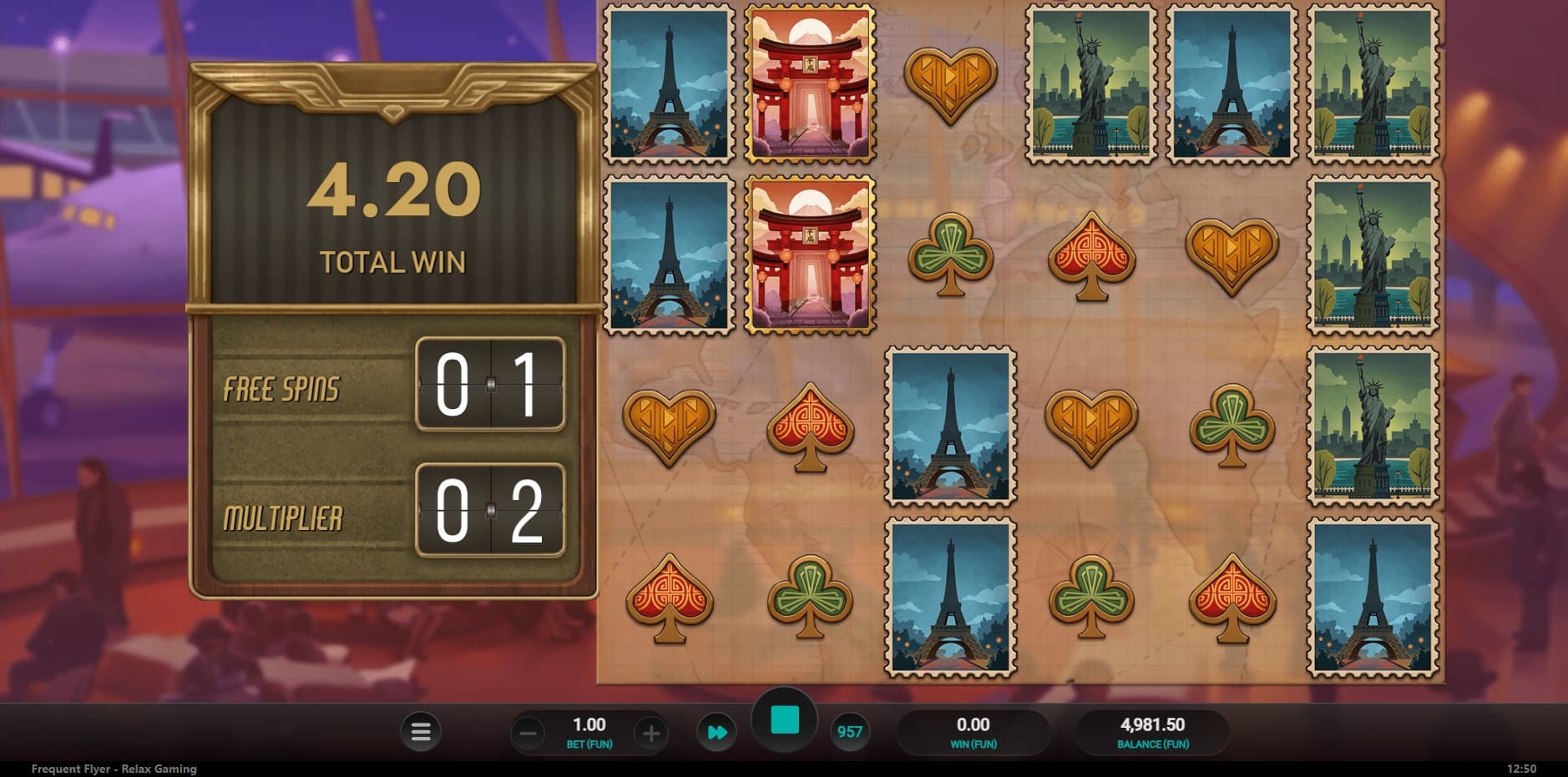 Frequent Flyer slot