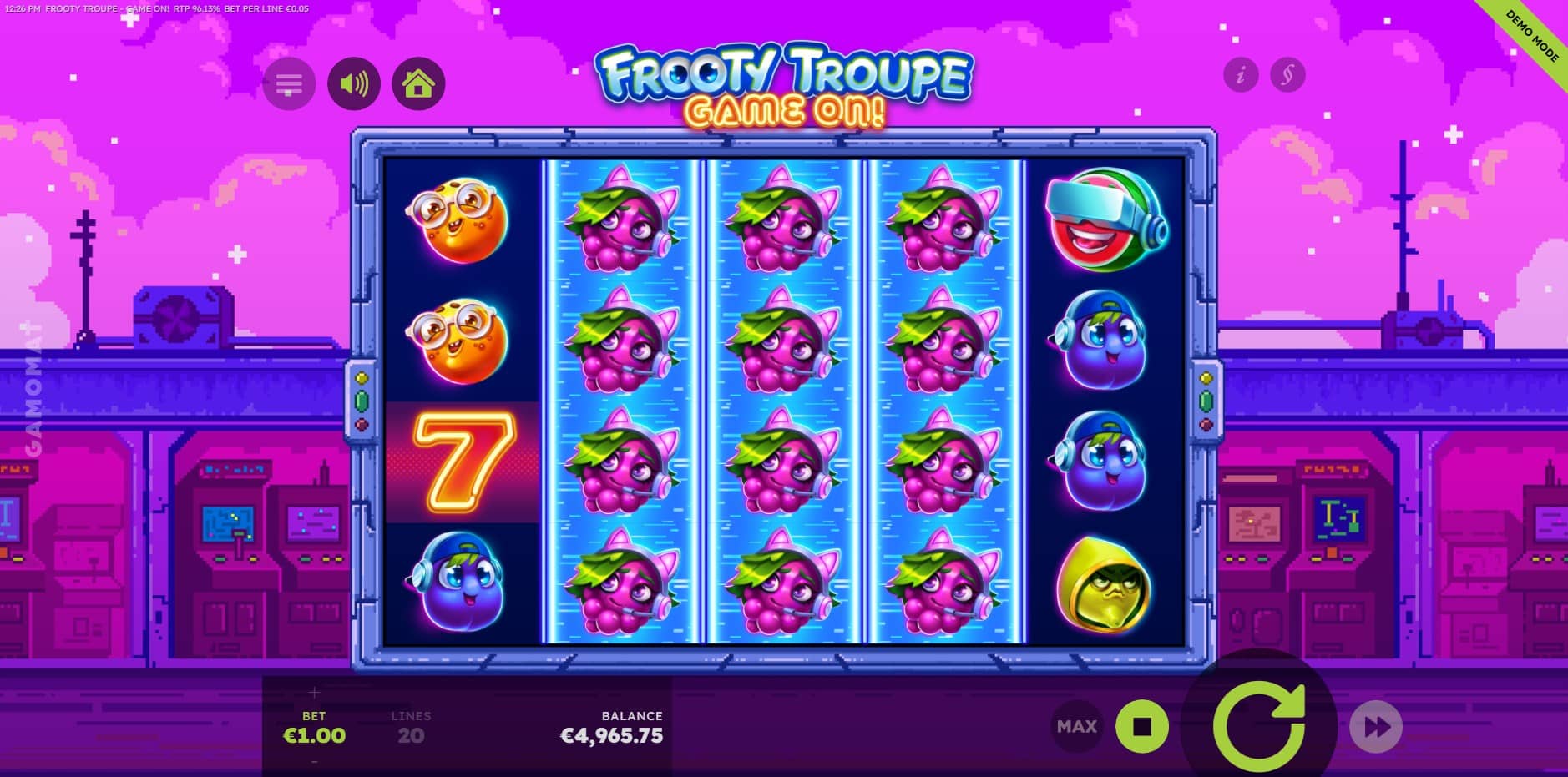 Frooty Troupe - Game On! slot