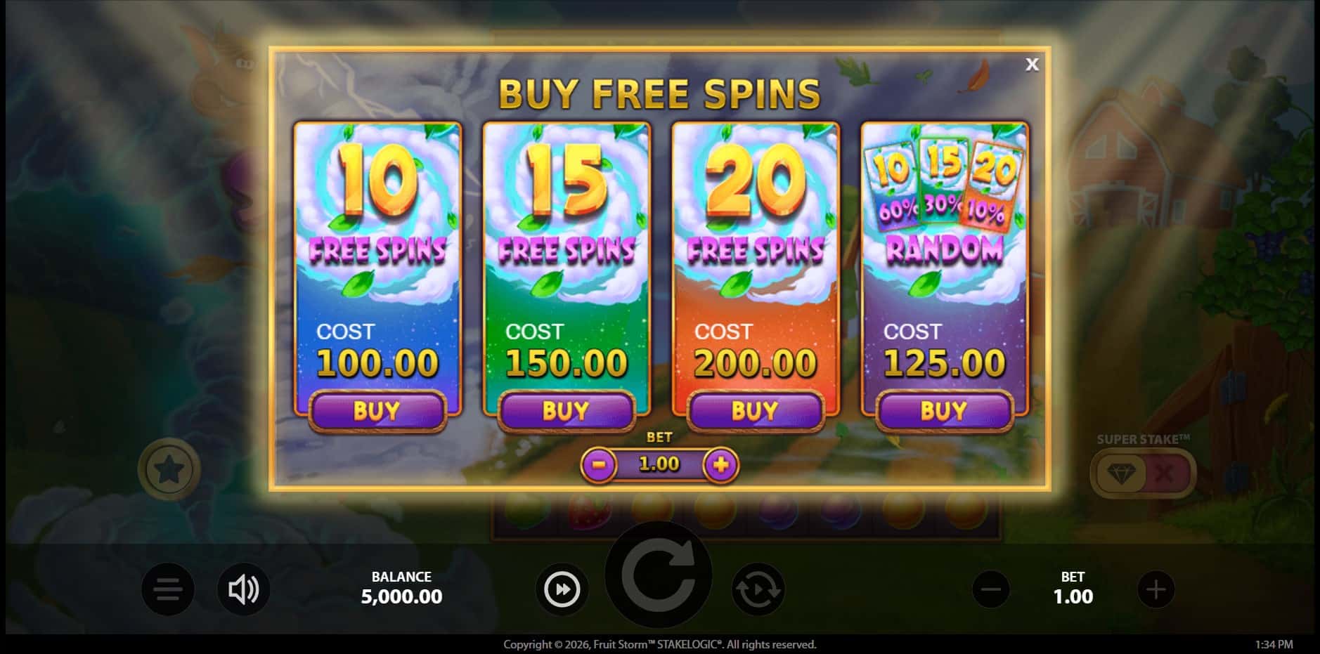 Fruit Storm slot