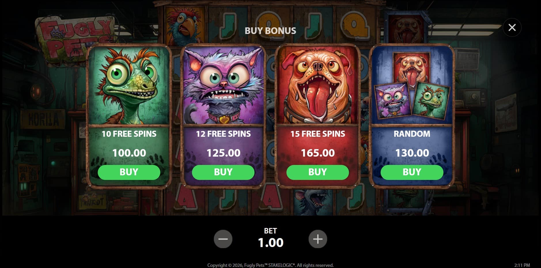 Fugly Pets slot