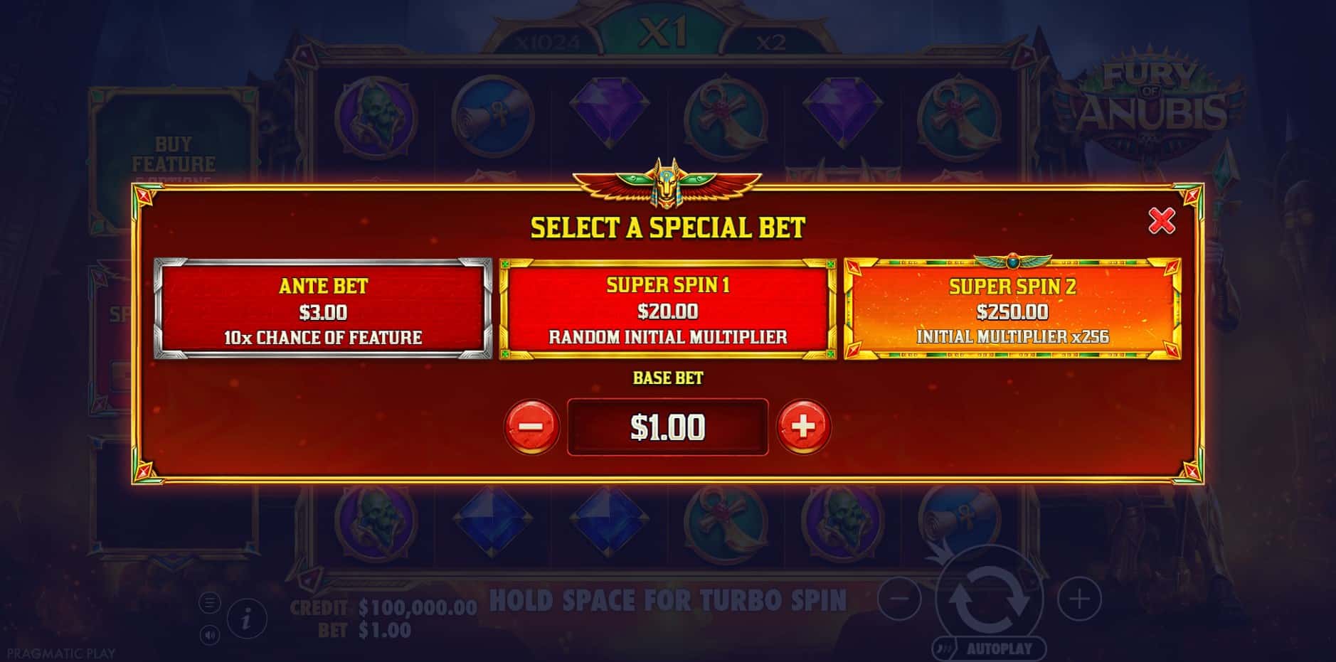 Fury of Anubis slot
