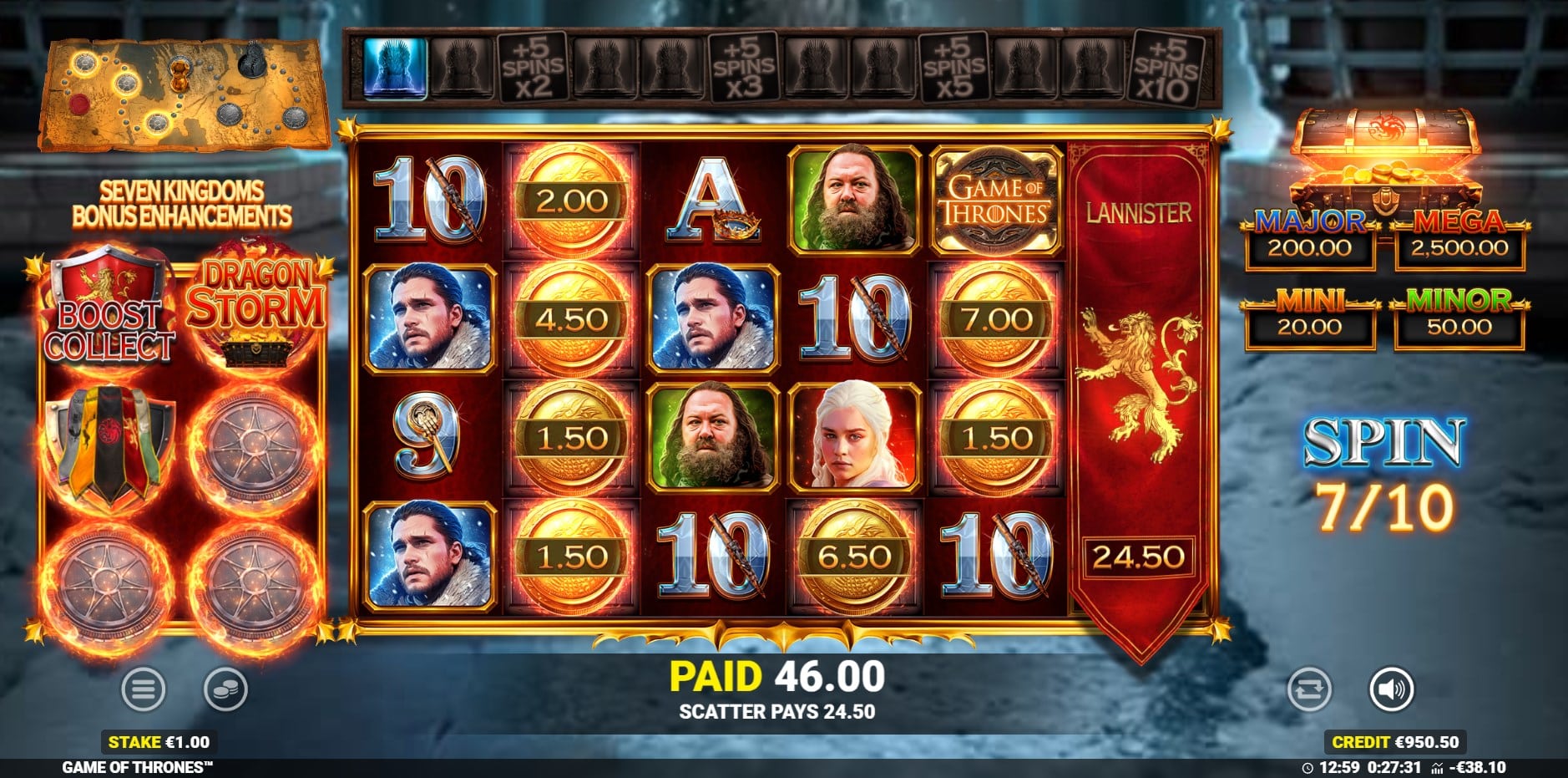 Game of Thrones slot