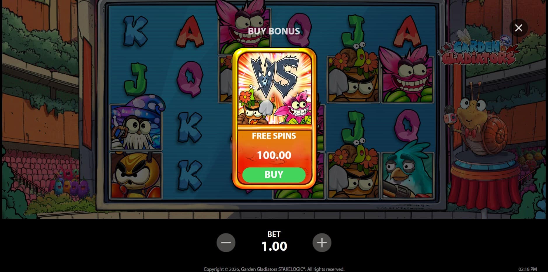 Garden Gladiators slot