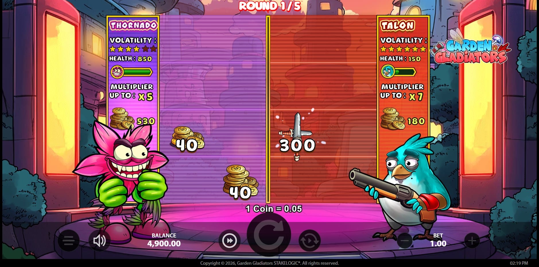 Garden Gladiators slot